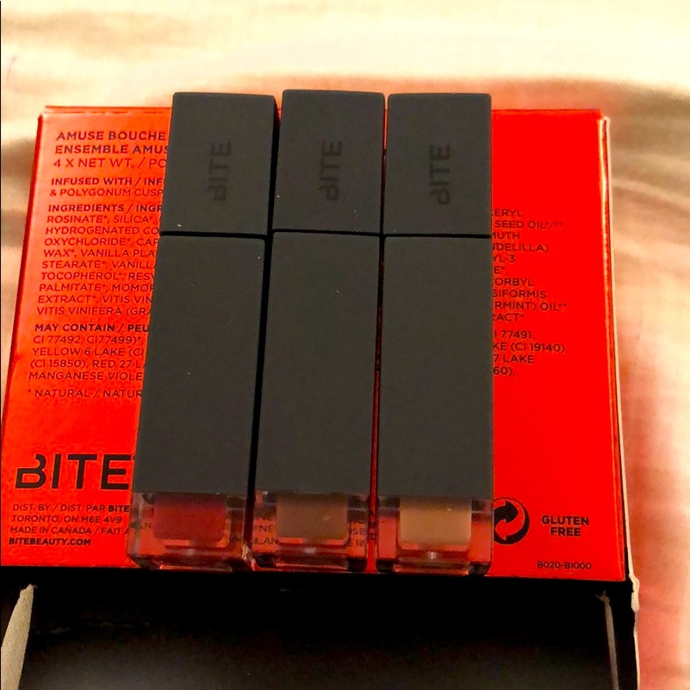 Bite beauty lip gloss mini set